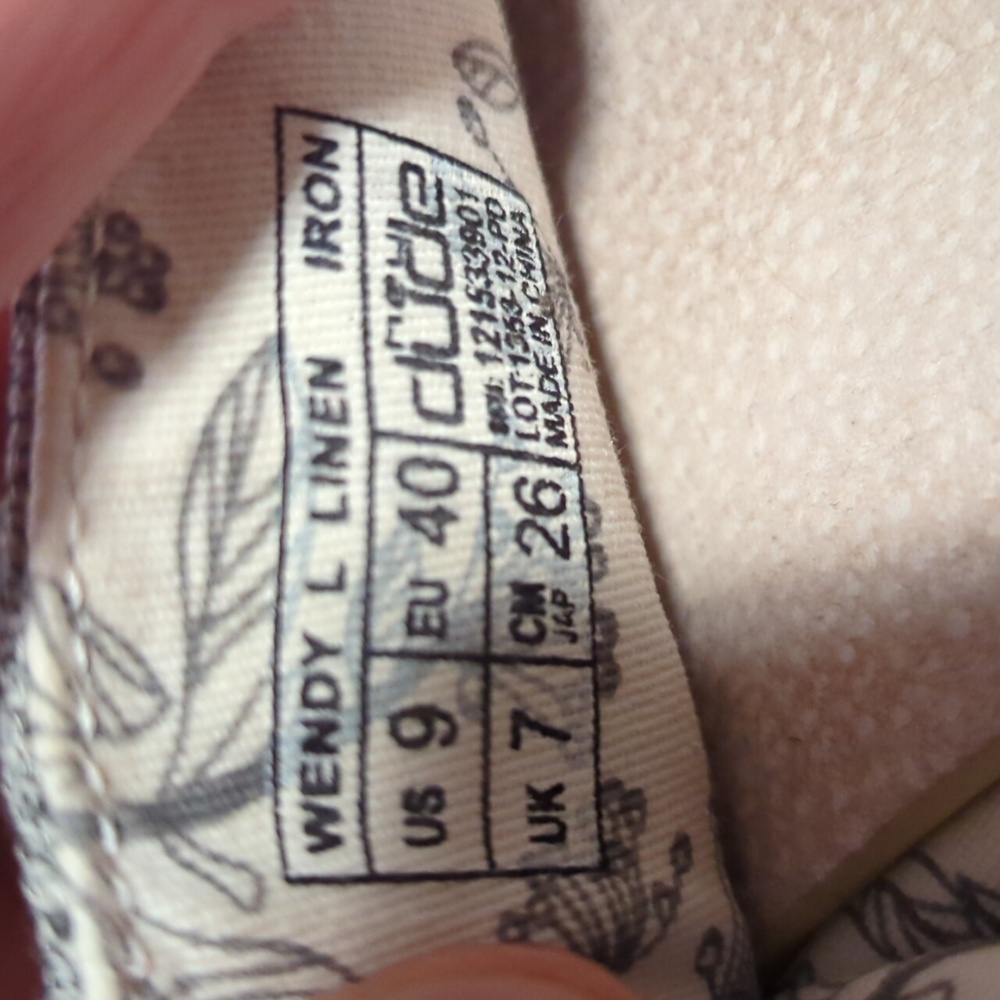 Women's Hey Dude Wendy L Linen Iron Size 9 - Picture 5 of 6